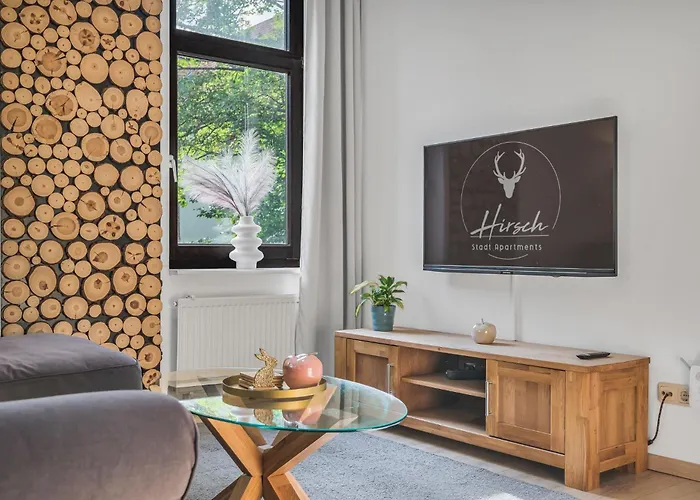 Hirsch Stadt 3 - Balkon Mit Flussblick - Parkplatz *